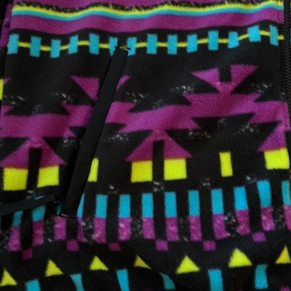 An Awesome Mountain Print Fleece Jacket from Columbia, Oversized Men’s M. - Picture 4 of 15